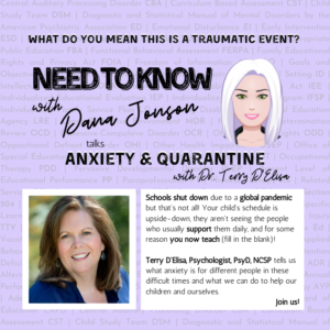 anxiety and quarantiene podcast image